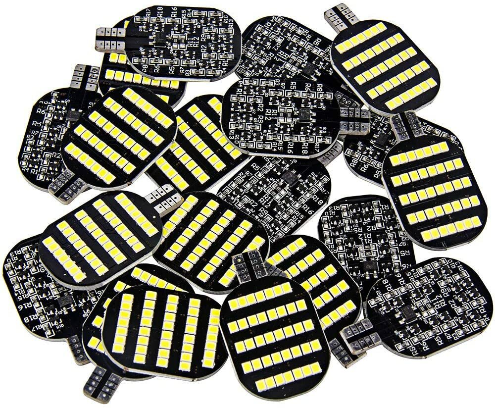 Lot de 20 ampoules LED 921 super lumineuses pour camping-car, remorque, bateau