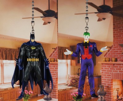 DC Comics Batman Villain Joker Ceiling Fan Pull Light Lamp Chain K1361 BE