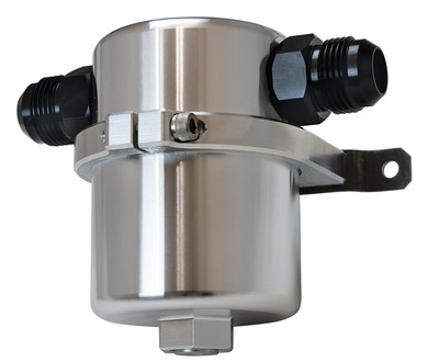 Moroso for Universal Air/Oil Separator Catch Can -12An Inlet/Outlet - Billet