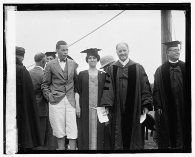 8'' x 10'' Photo 1924 Mrs. Coolidge at Mercersburg, 6/[3/24