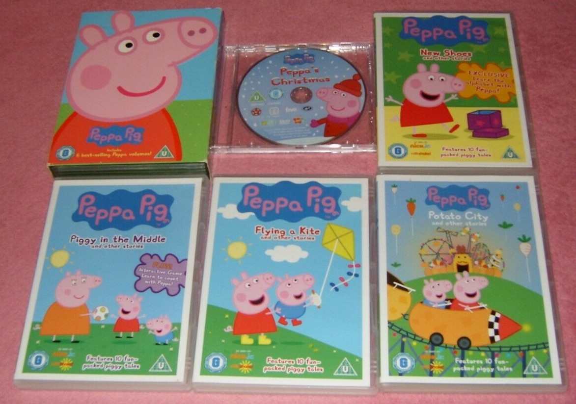 PEPPA PIG DVD BUNDLE INCLUDES 6 DVD BOXSET | eBay
