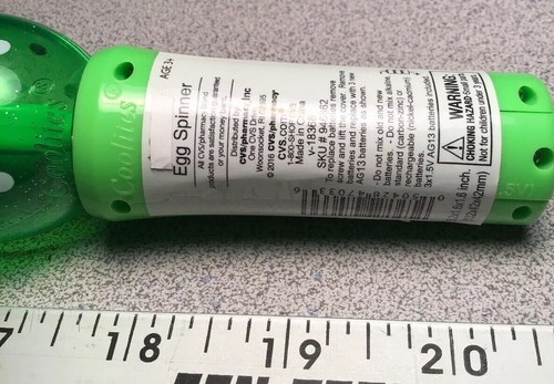 Easter Egg Light Spinner Green Basket Filler Party Favor Gift Stocking Stuffer