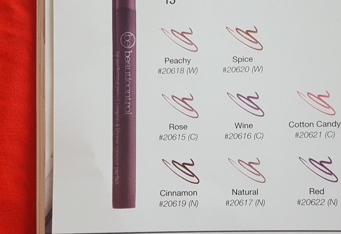 Beauticontrol Lip Perfecting Pencil Natural .01 OZ. Waterproof With Vitamins A&C