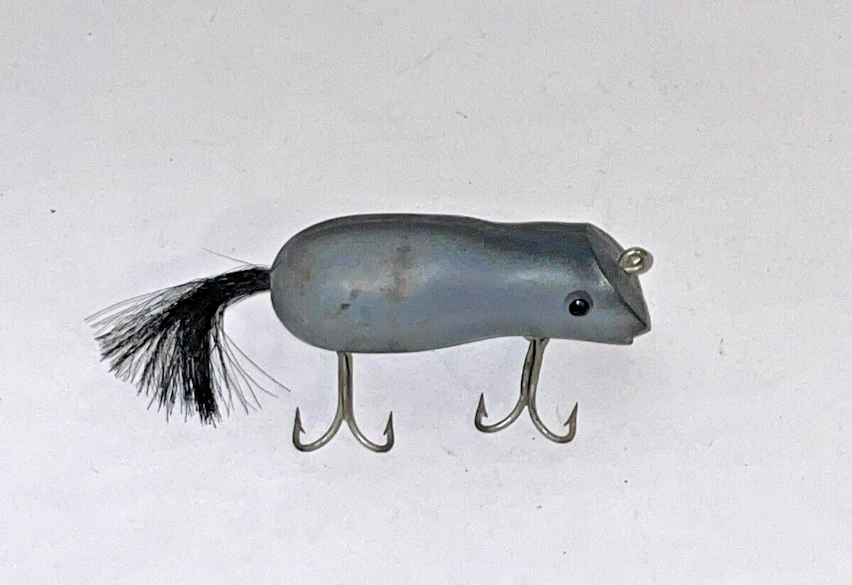 Vintage Smaller Size Creek Chub Mouse 6980 Fishing Lure- 2 Vintage Smaller Size Creek Chub Mouse 6980 Fishing Lure- 2