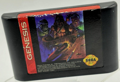 Rock 'N Roll Racing (Sega Genesis 1994) Game Only Authentic & Tested_
