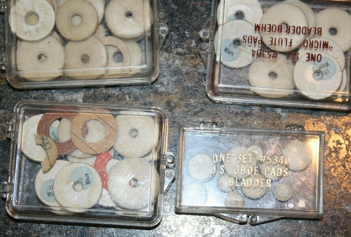 MUSIC INSTRUMENT LOT OF PADS AND FELT WASHERS