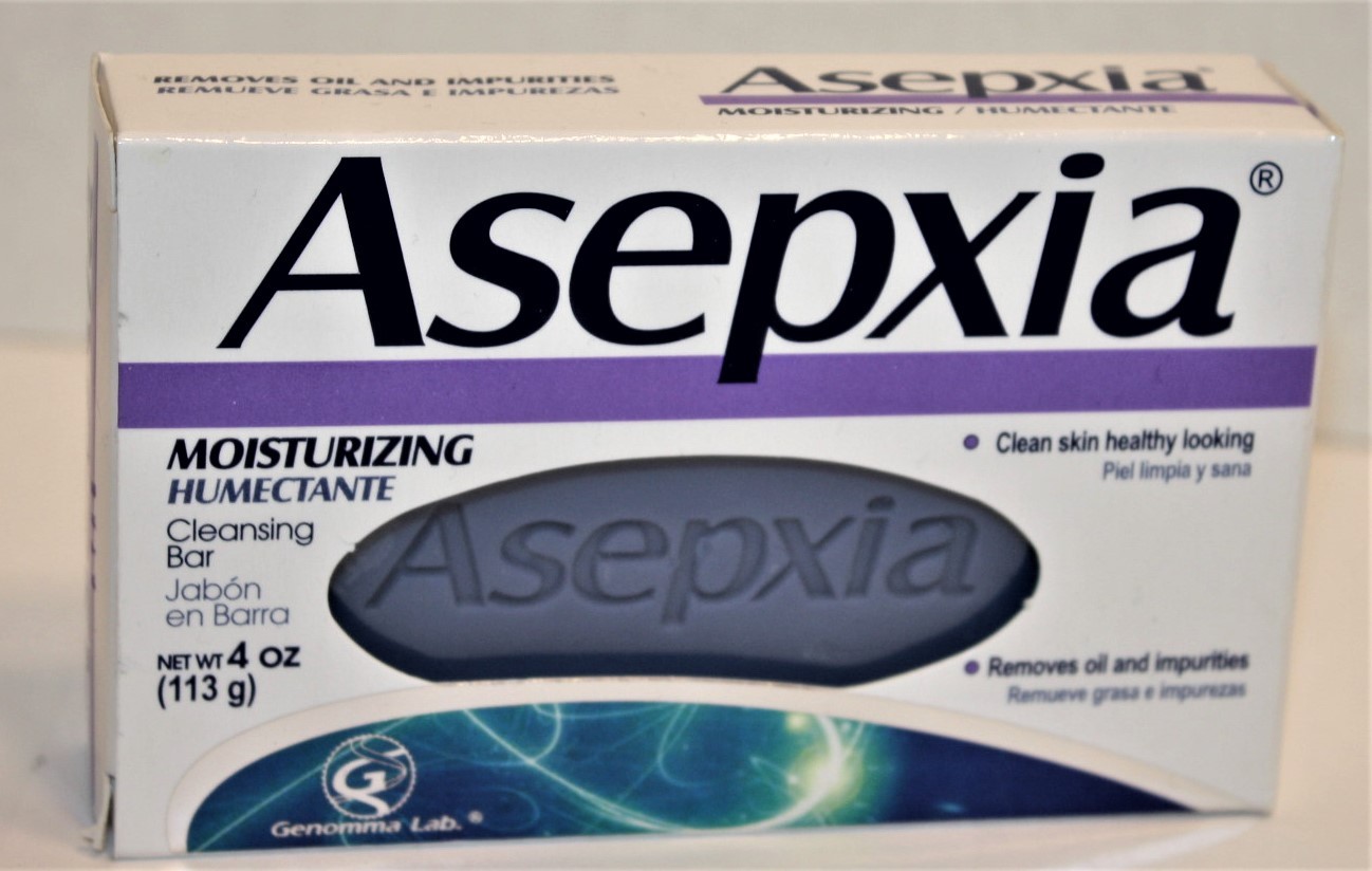 5 Asepxia Moisturizing Cleansing Bar Soap 4 oz 113g Jabón Humectante