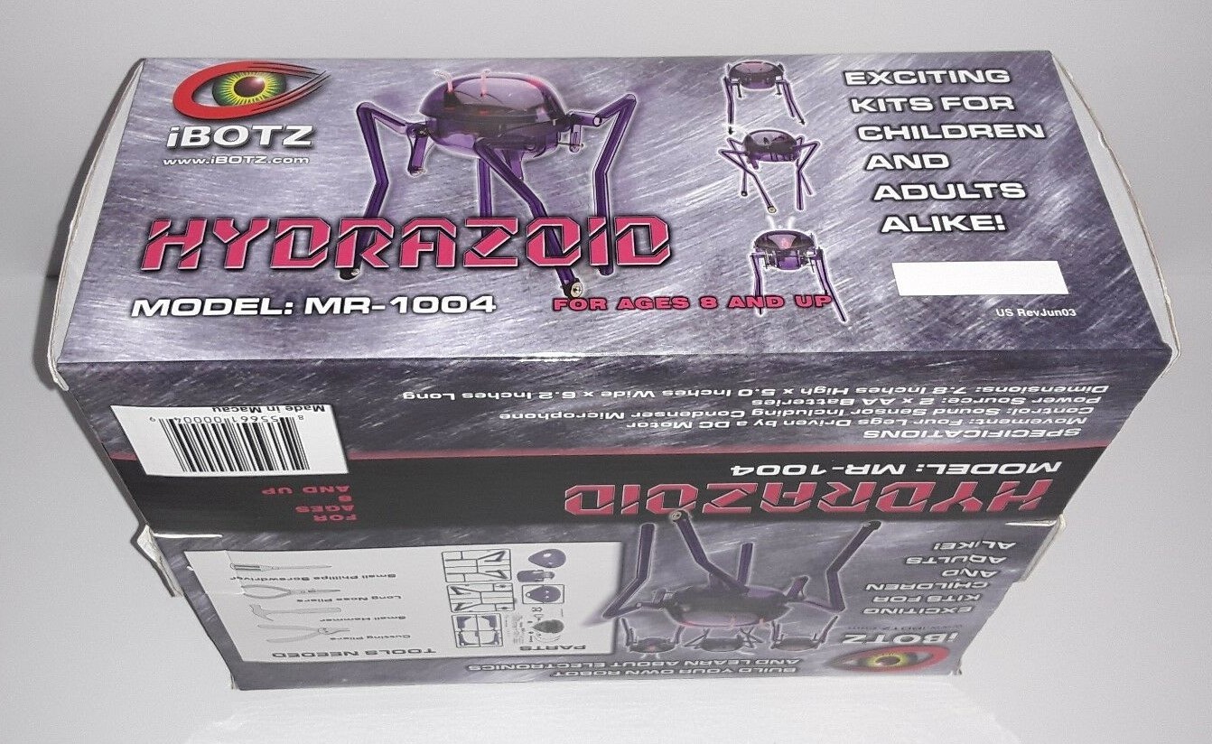 New IBotz Hydrazoid MR-1004 Electronic Hands On Building Toy Science Educational
