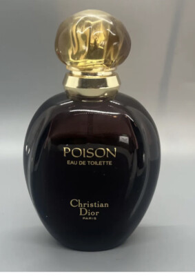 CHRISTIAN DIOR POISON 3.4 oz/100 ml EAU DE TOILETTE SPRAY - VINTAGE ORIGINAL