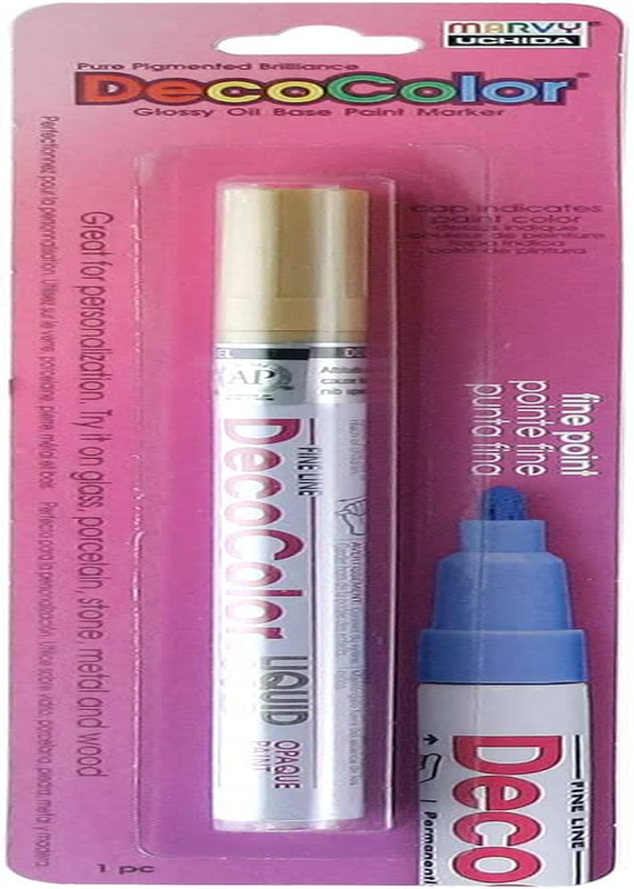 Uchida 200-C-GLD Marvy Deco Color Fine Point Paint Marker, G