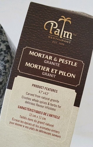 Palm Restaurant Kitchen Chef Miami Mortar And Pestle Polished Granite