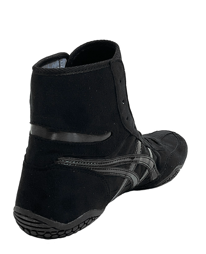 Pre-owned Asics 1083a001  Wrestling Boxing Shoes Black X Black Ex-eo Successor [us5.5-12]