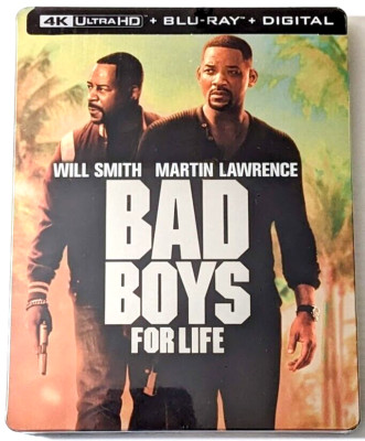 Bad Boys For Life Steelbook (4K UHD + Blu-ray) Brand New Sealed