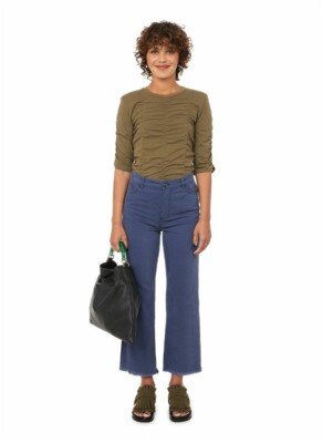 BAUM UND PFERDGARTEN NEEDRA CROPPED ORGANIC COTTON JEANS SZ40 (UK 12) NEW TAGS