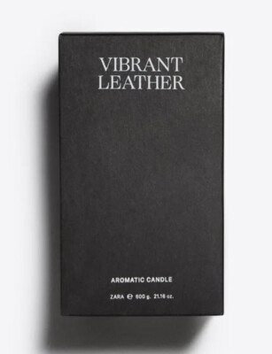 ZARA VIBRANT LEATHER AROMATIC CANDLE 600 G (21.16 OZ)