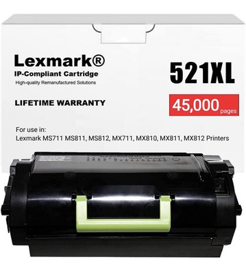 Lexmark 521XL IP Compliant Toner Cartridge EXTRA HIGH YIELD AMPRO