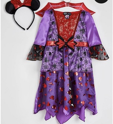 Disney Minnie Mouse Vampire Halloween Kids Fancy Dress Costume 18-24 Months