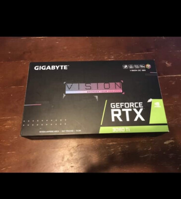 GIGABYTE GeForce RTX 3080 Ti VISION OC 12GB GDDR6X Graphics Card (Open box -New)