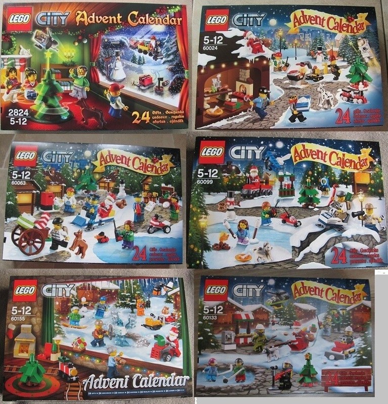 LegoÂ® Adventskalender City WÃ¤Hlen : 2824 60024 60063 60099 60133 60155 Neu & Ovp