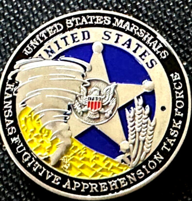US Marshals Service SecondGEN DofK 3D Twister FTF ENG-S version challenge coin