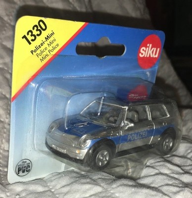 SIKU 1330 Bmw MINI COOPER POLIZIA POLIZEI Mini Cooper s one d 1/55
