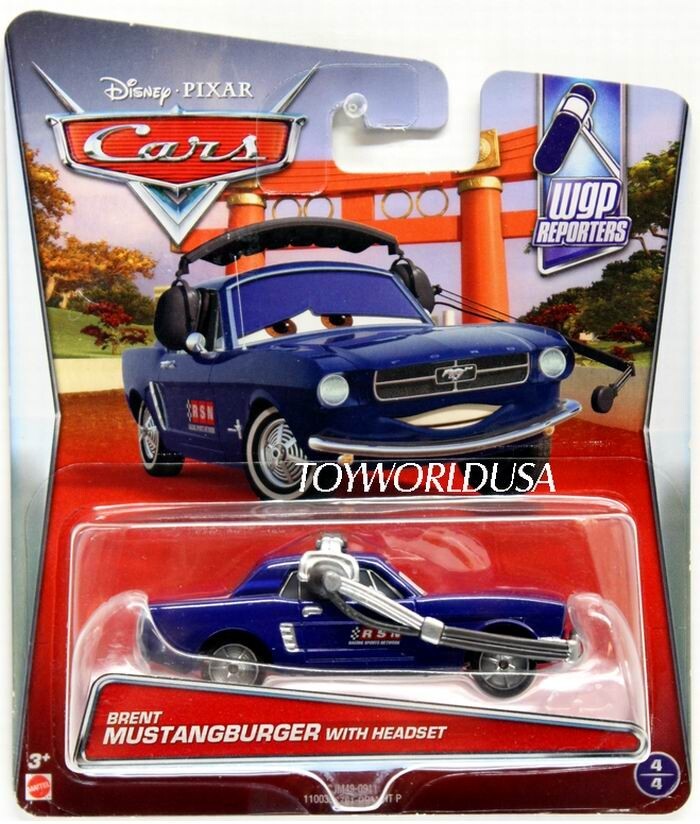 2016 Disney Pixar Cars WGP REPORTERS Brent Mustangburger w