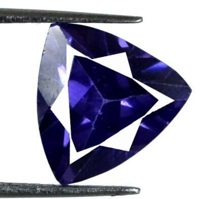 5-7 Ct Burma Purple Spinel Gemstone Trillion Cut Certified New Product