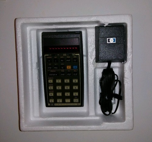 HP 38C Vintage Hewlett Packard Calculator in Original Box Working with issues