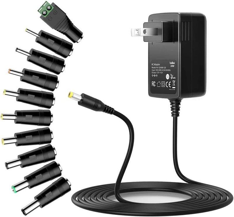 Power Adapter Supply Wall Charger For 12 Volt E