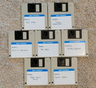 Waveboy Effects Disk 7 Pieces Ensoniq Asr10 Rare Complete Floppy Set Lot 3.53 OS