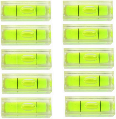 11Pcs Mini Level Picture Hanging Spirit Bubble Level, 10X10X29Mm Square Level