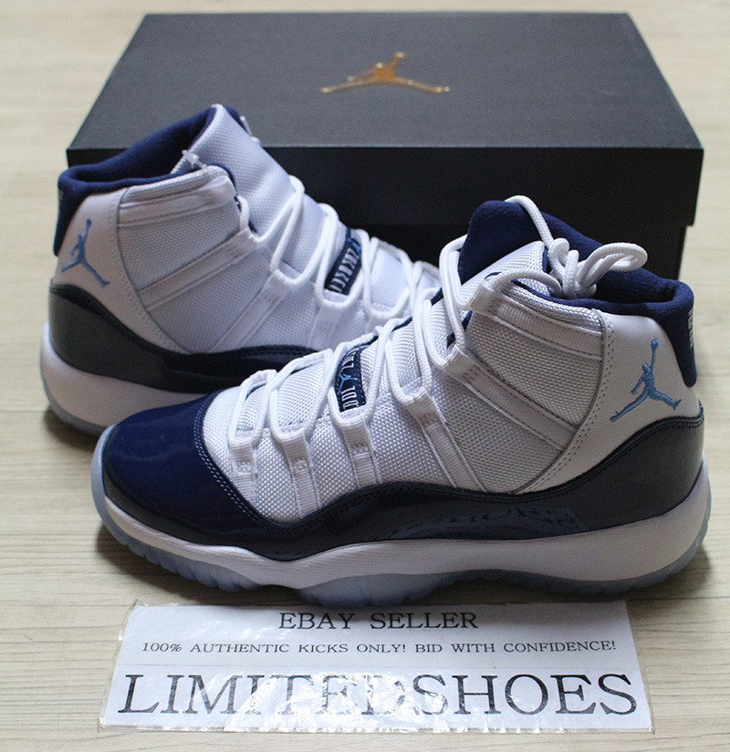 Air Jordan 11 RETRO UNC win like ネイビー NEW! Nike Air Jordan 11 Retro UNC Win Like 82 University