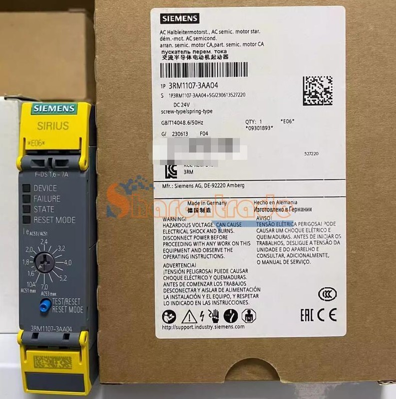 1pc Neuf Siemens 3rm1107-3aa04 DÃ©Marreur