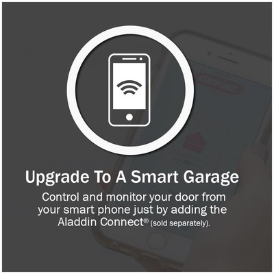 Screw Drive Garage Door Opener 8 Ft. 3-Remote Ceiling Mounted Wireless Keypad