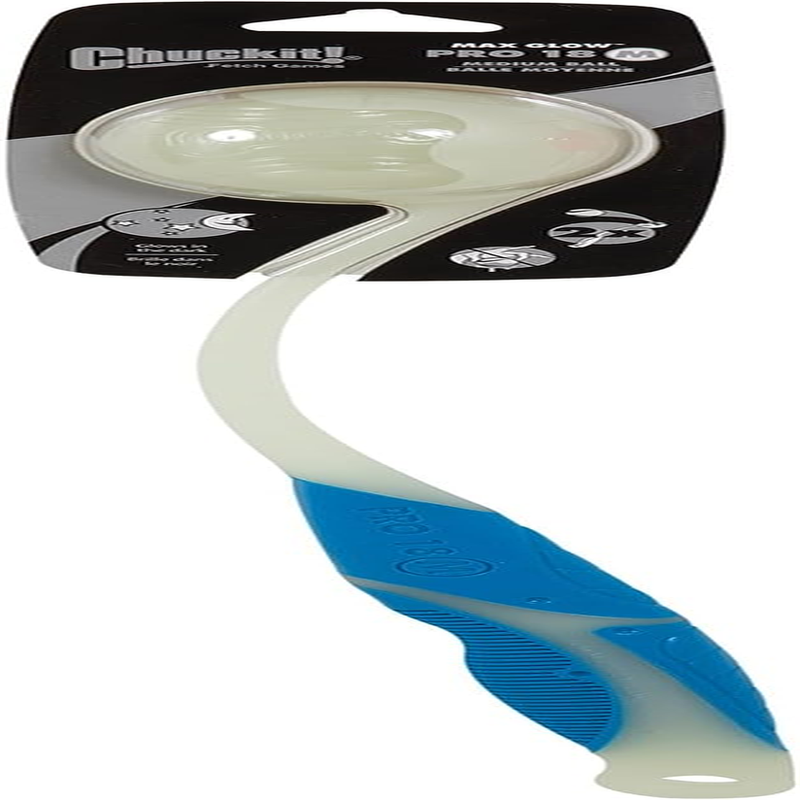 Pro 18M Max Glow Dog Ball Launcher, 18" Length, Includes Med