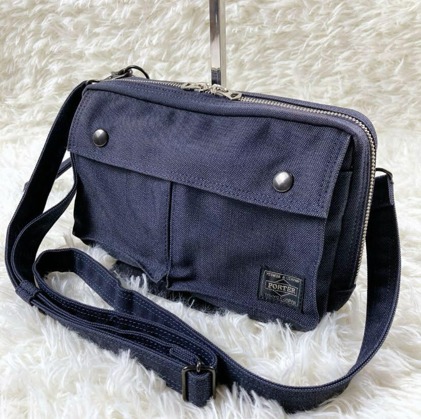 Yoshida Porter Smoky Shoulder Bag 2 Way Pouch with Hand