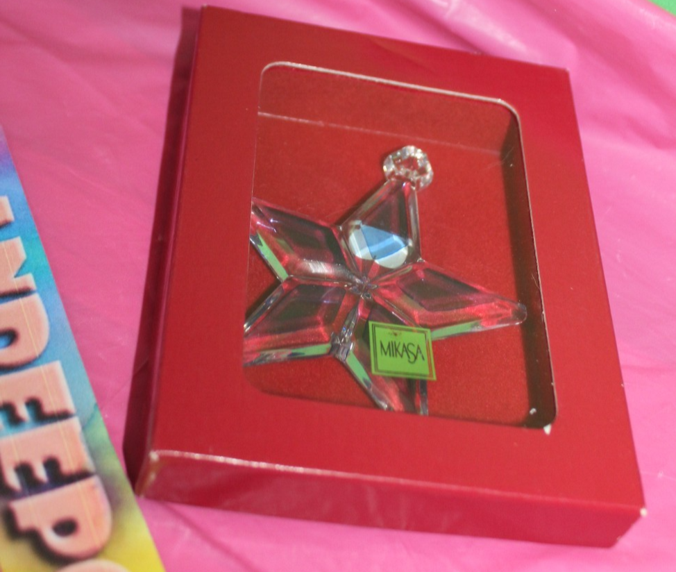 Vintage Mikasa Holiday Collection Blue Star holiday Christmas Ornament 277/566