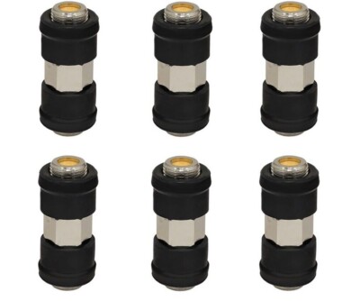 6 x F81 3GHz Coax Cable Female Barrel Splice Connector RG6 RG11 Satellite Pack 