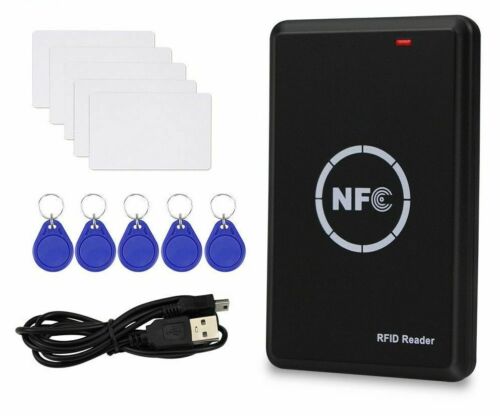 RFID Duplicator 125KHz Key Fob NFC Smart Card Reader Writer Encrypted Programmer