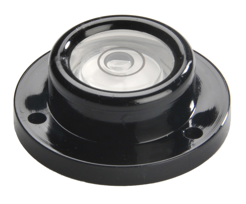 Dosenlibelle in Kunststofffassung; Durchmesser 20-43 mm; Empfindlichkeit 15 mm/m