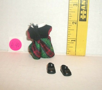 MATTEL Barbie KELLY DOLL HOLIDAY DRESS CLOTHES OUTFIT & SHOES NEW FROM BOX #A40