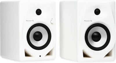 Pioneer DJ DM-50D-W Monitor (Pair) White + Warranty FREE SHIPPING