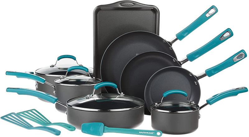 Rachael Ray Classic Brights Hard Anodized Nonstick Cookware 