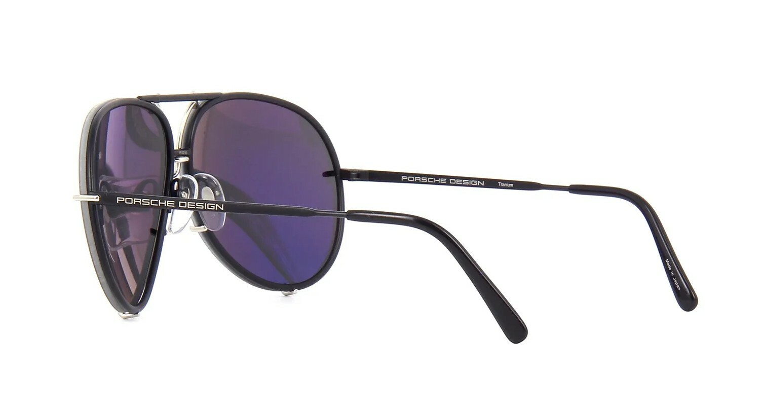 Pre-owned Porsche Design P8478 Black/grey Polarised + Silver Mirror Lens (j) Sunglasses In Grey Polarised +  Silver Mirror Lens