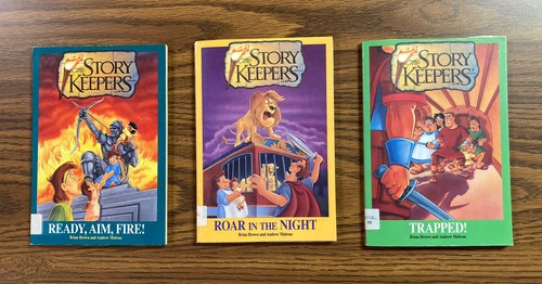 Lot of 3 STORY KEEPERS BOOKS #4 7 9 Brian Brown Andrew Melrose EX LIBRARY PB