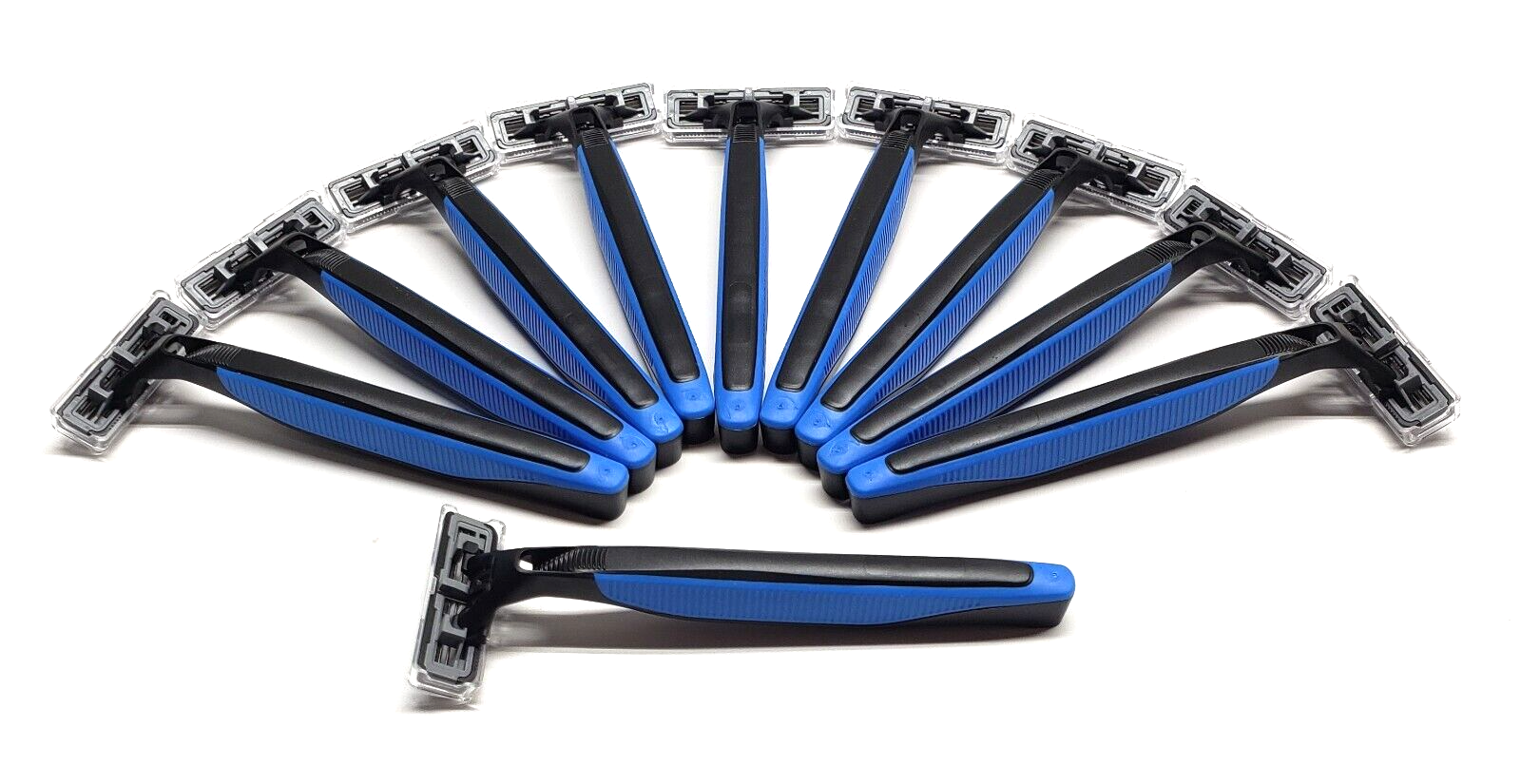 x100 Premium Disposable Twin Blade Razors - Lube Strip - Pivot Head - Single Use