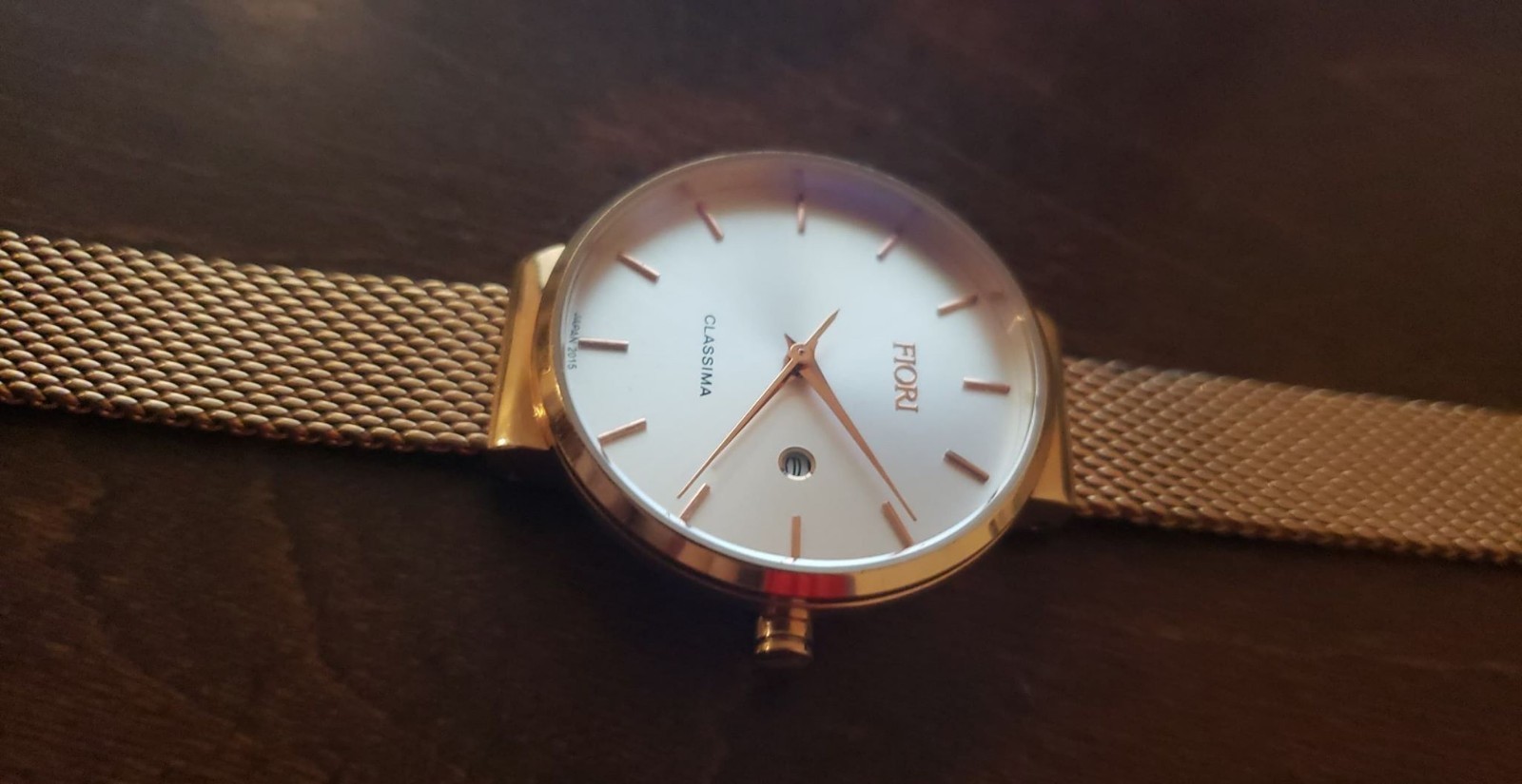 REALLY NICE ROSE GOLD TONE FIORI CLASSIMA 3444