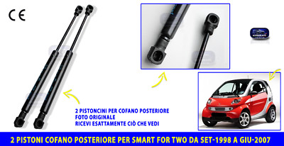Ammortizzatori Posteriori 2 Molle A Gas Per Cofano Posteriore Smart Fortwo 453 - Dal 2014 In Poi Ricambio Portellone - Foto 4