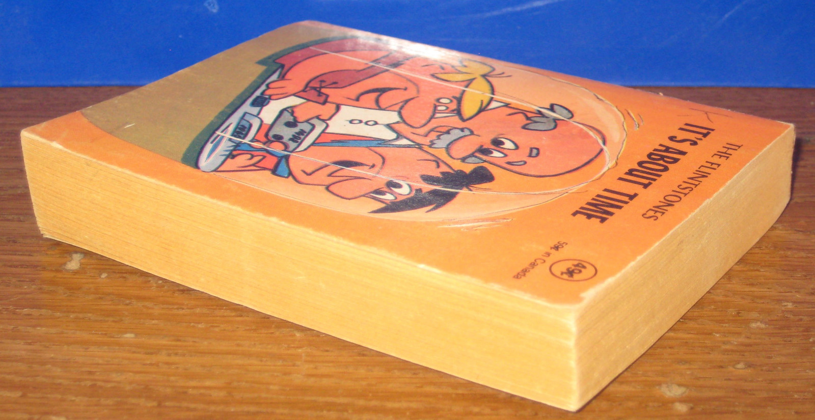 Vintage Hannah Barbera Flintstones It's About Time 1977 Cartoon Big Little Book