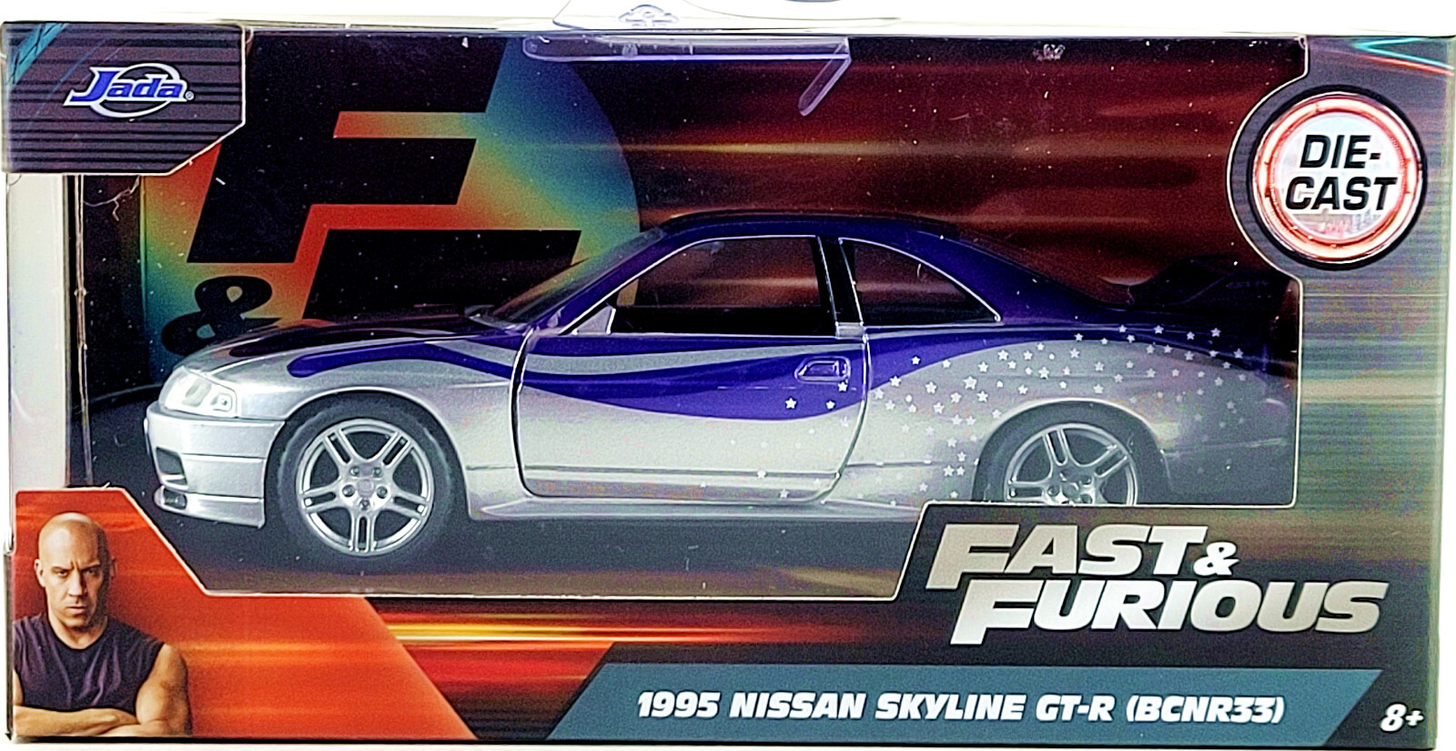 2024 Jada Fast and Furious 1/32 1995 Nissan Skyline GT-R 2024 Jada Fast and Furious 1/32 1995 Nissan Skyline GT-R